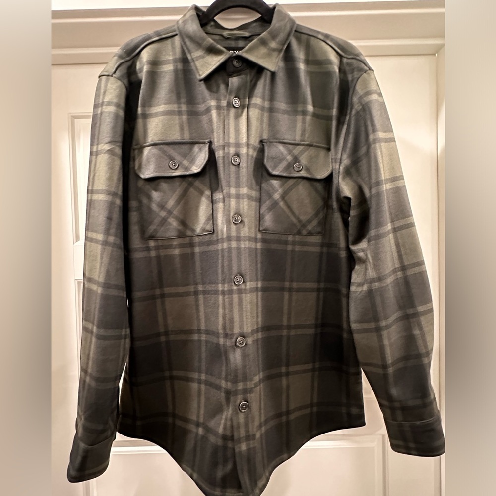 Bylt Basics Heavy Button Down Overshirt Size Large